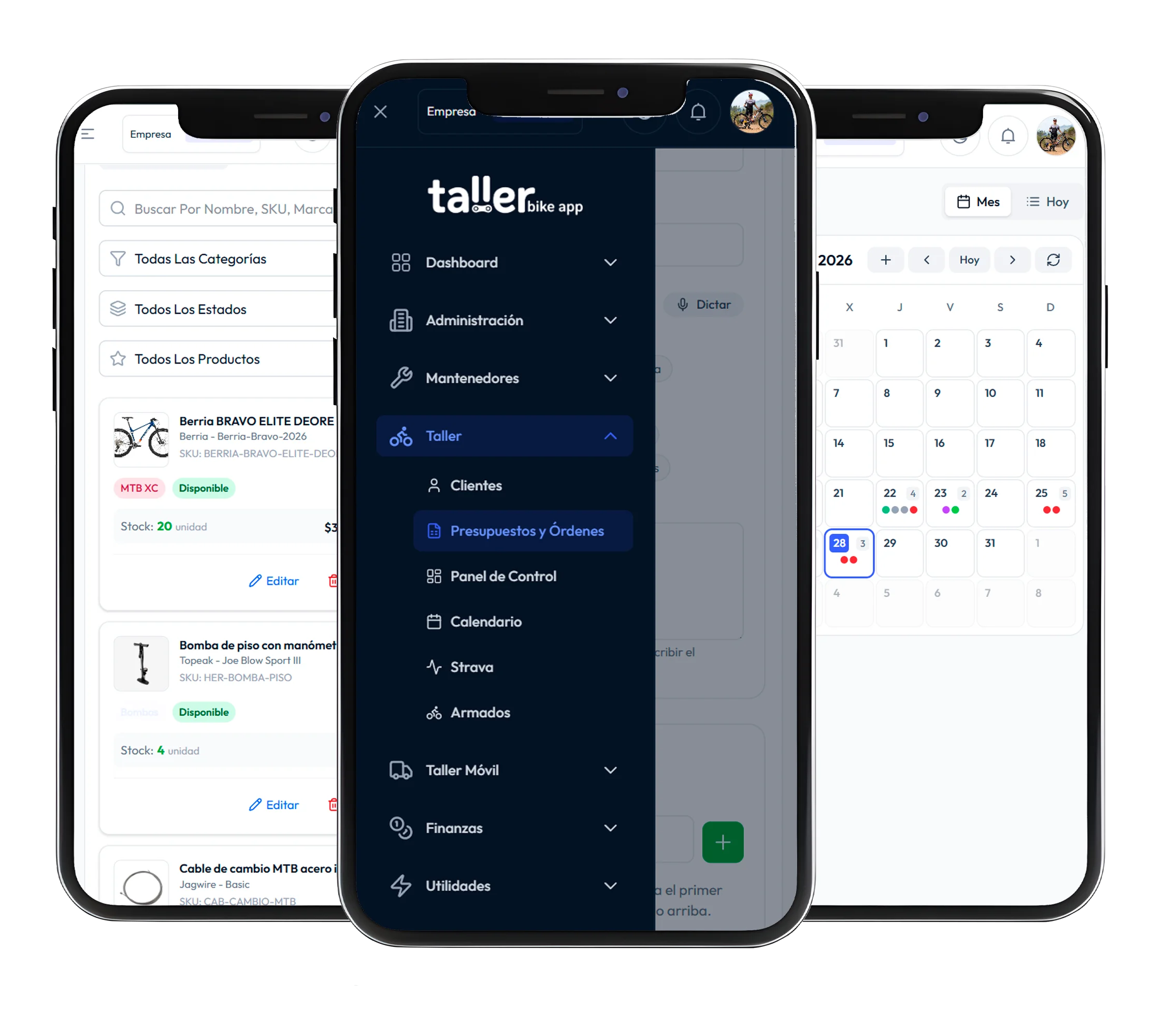 App móvil taller.bike